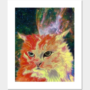 Galactic kitty Posters and Art